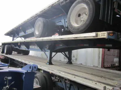 Used UTILITY 45′ COMBO FLATBED TRAILER SPREAD AXLE Flatbed Trailers Florida US | USA Transequipment #1542583