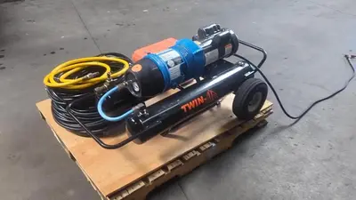 Used TWIN AIR TA-3 Rotary Screw & Sliding Vane Air Compressors California US | Bay Line Tool #1316299