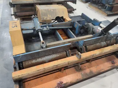 72" PAXSON HYDRAULIC PEELER TABLE. STOCK # 0105323