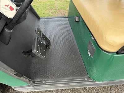 (1) 2019 E-Z-Go EFI golf cart with a Kawasaki gas engine, model 657061G01, includes canopy, fold-dow...