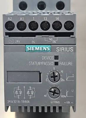Siemens Sirius 3RW3018-1BB04 Starter Progressive Loc4B10