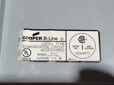 Used COOPER 0594RTC Misc Electrical & Power Parts British Columbia CA | Lenmark #1438915