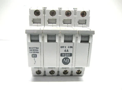 USED ALLEN BRADLEY 1492-CB3H040 AND 1492-ACBH1
