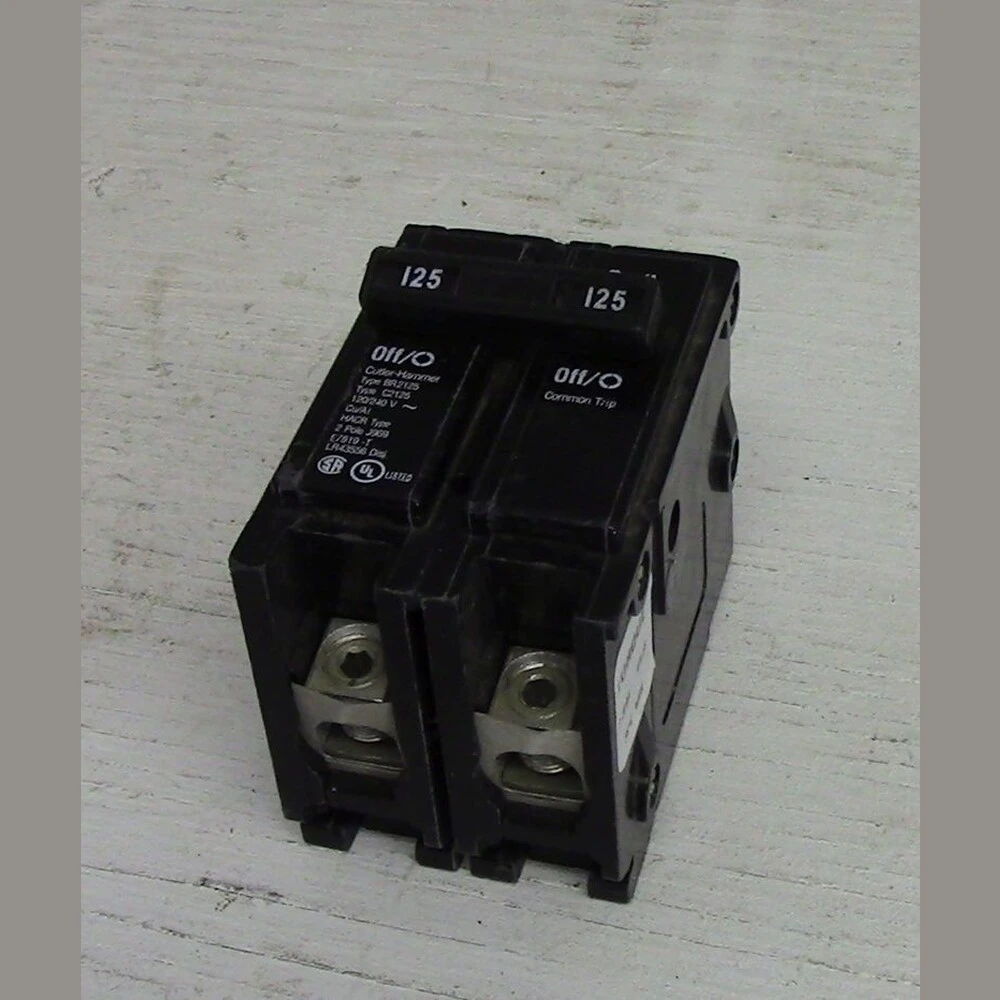 Cutler Hammer 2 Pole 125 Amp Push-in Breaker
