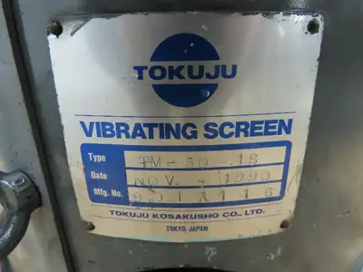 Tokuju TM-50-1S 20" Vibratory Screen Sifter, Vibratory Separator 200-220v 3ph