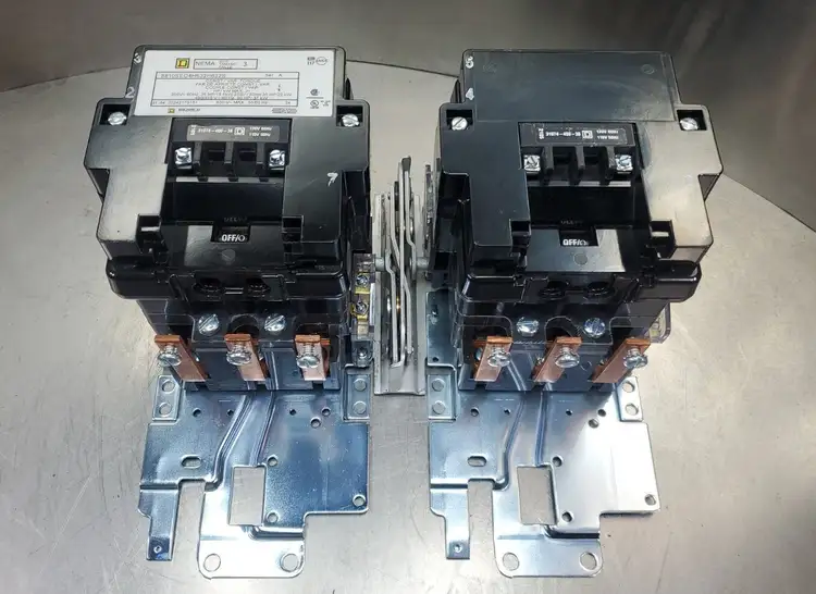 Used Square D 8810SEO4H632H632S Starters South Carolina US | Palmetto Automation #1159438