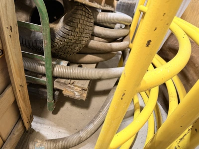 Used LOT INCLUDES EVERTHINGY ON THE CART: WINCHES AND RACK, SMALL TIRES, CART, AND MORE. _UNKNOWN_ Maintenance Carts Michigan US | Miedema Asset Management Group #1304328