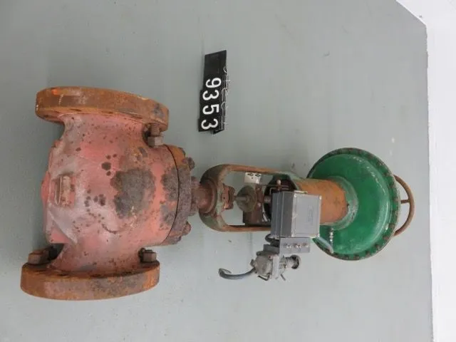 Fisher control valve type ED, size 6", material wcb/316ss