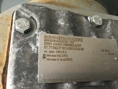 Sew-Eurodrive KF87AM90DRN90L4TF helical-bevel gear reducer Ratio: 174.19:1