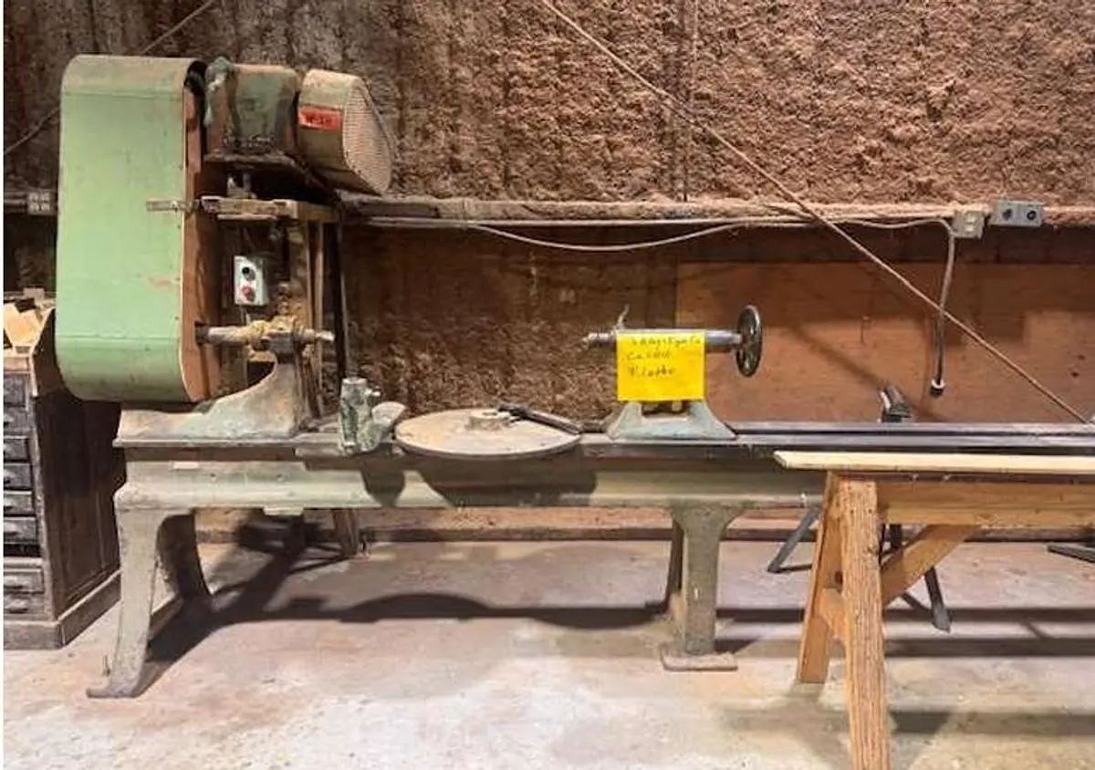 J.A. FAY & EGAN CO. 9' LATHE