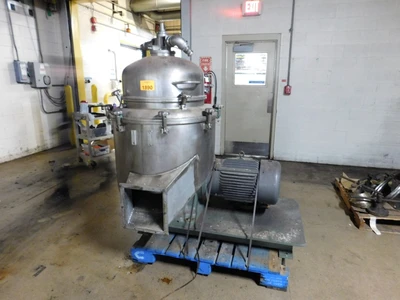 Westfalia KBRPX213 Centrifuge, 40 HP, 1800 RPM Motor