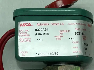 New | in-Stock ASCO 8320A009 Solenoid Valves | Surplus Asset Holdings #1204191