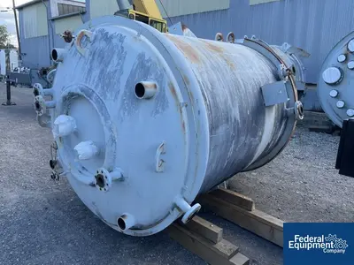 NEW Pfaudler 1,000 Gal Pfaudler Glass-Lined Reactor, 150/150#, Unused