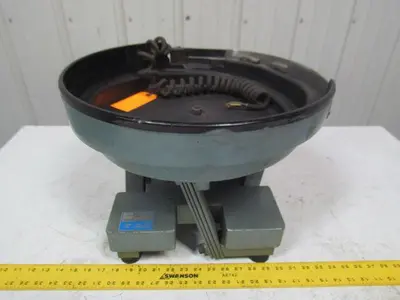 Parts Feeders DU150 Vibratory Parts Feeder 17" dia X 4" BowL 2 Rounds 7/8" 115V