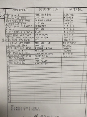 NEW John Crane A8-5625-072