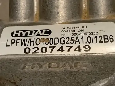 NEW 2019 HYDAC LPFW/HC160GE25A1.2/12B6