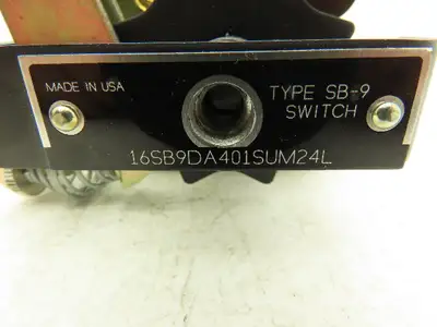 GE General Electric 16SB9DA401SUM24L Type SB-9 Rotary Cam Switch Panel Mount