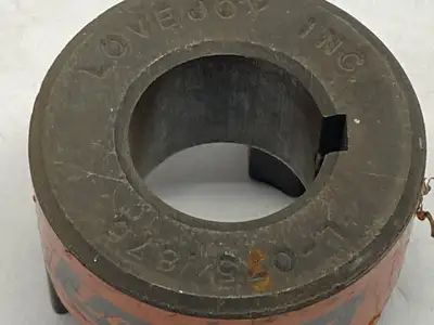 L-075 .875 | Lovejoy  Standard Jaw Coupling Half 0.875" LOT OF 2 - Used