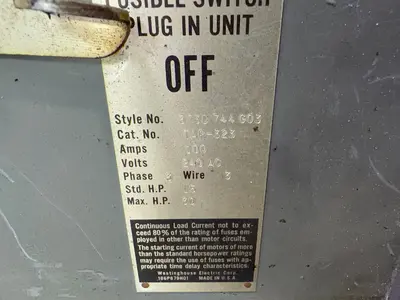 USED WESTINGHOUSE TAP323