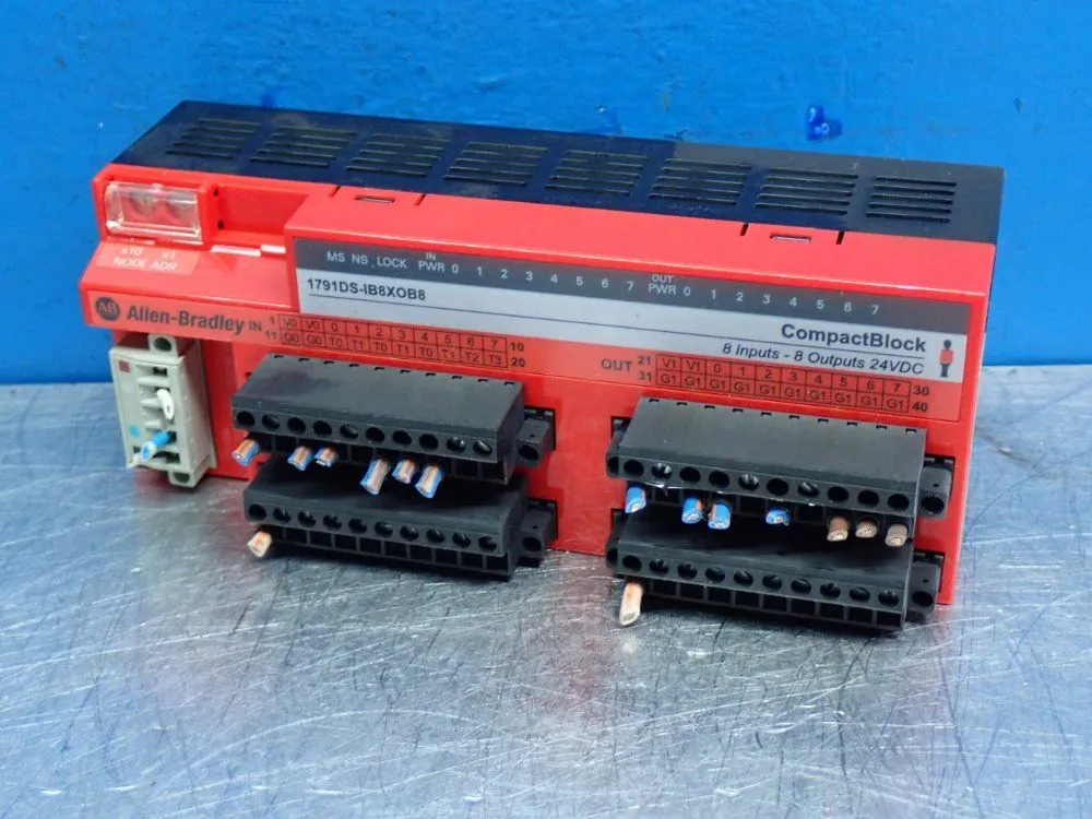Used ALLEN BRADLEY 1791DSIB8XOB8 Input / Output Modules | HGR 24 #747730
