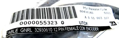 NEW HEIDENHAIN 329306-10 CABLE 12 PIN 32930610