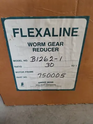 Grove Gear B1262-1 (750005) 30:1 Worm Gear Reducer. 4F-32