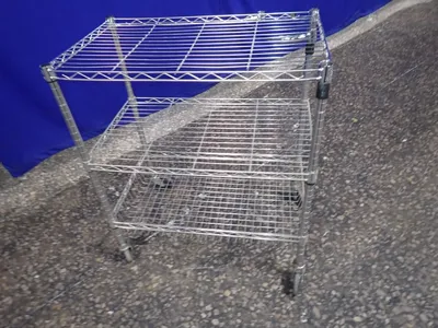 Uline 3 Shelves Wire Cart