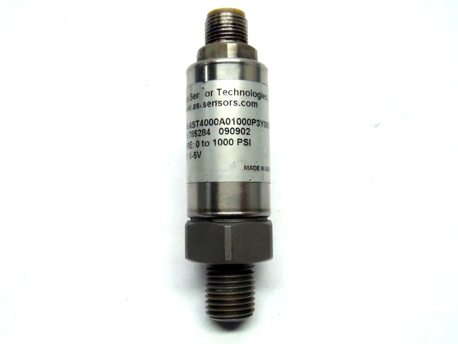 AST4000A01000P3Y0000 | American  0-1000 PSI Pressure Sensor 1-5 V output - Used