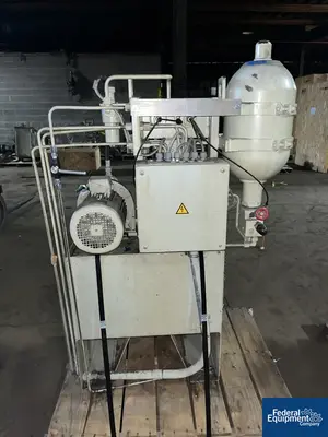 USED Berstorff 1,610 MM (63") Berstorff Vertical Two Roll Calander Sheet Stack