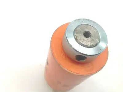 USED SYSTEM PLAST ORANGE CONVEYOR CHAIN RETURN ROLLER