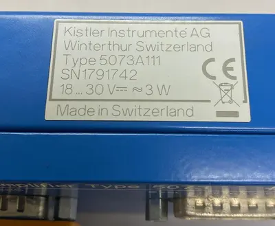 USED KISTLER INSTRUMENT 5073A111