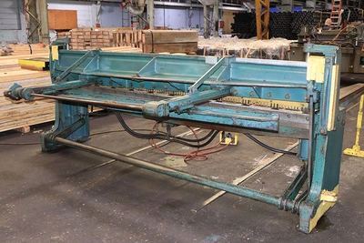 Used Wysong A-120 Power Squaring Shears (Gauge) New Jersey US | Machinery Values #1343250