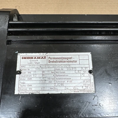 USED Indramat Bosch Group MAC112D-0-ED-C/130-A-2/S018