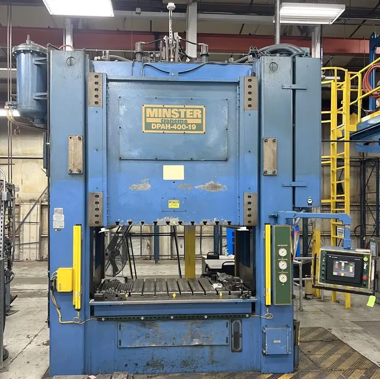 Used 1990 MINSTER MINSTER DPAH-400-19 PRESS Straight Side Presses Michigan US | Alma Machinery #899827