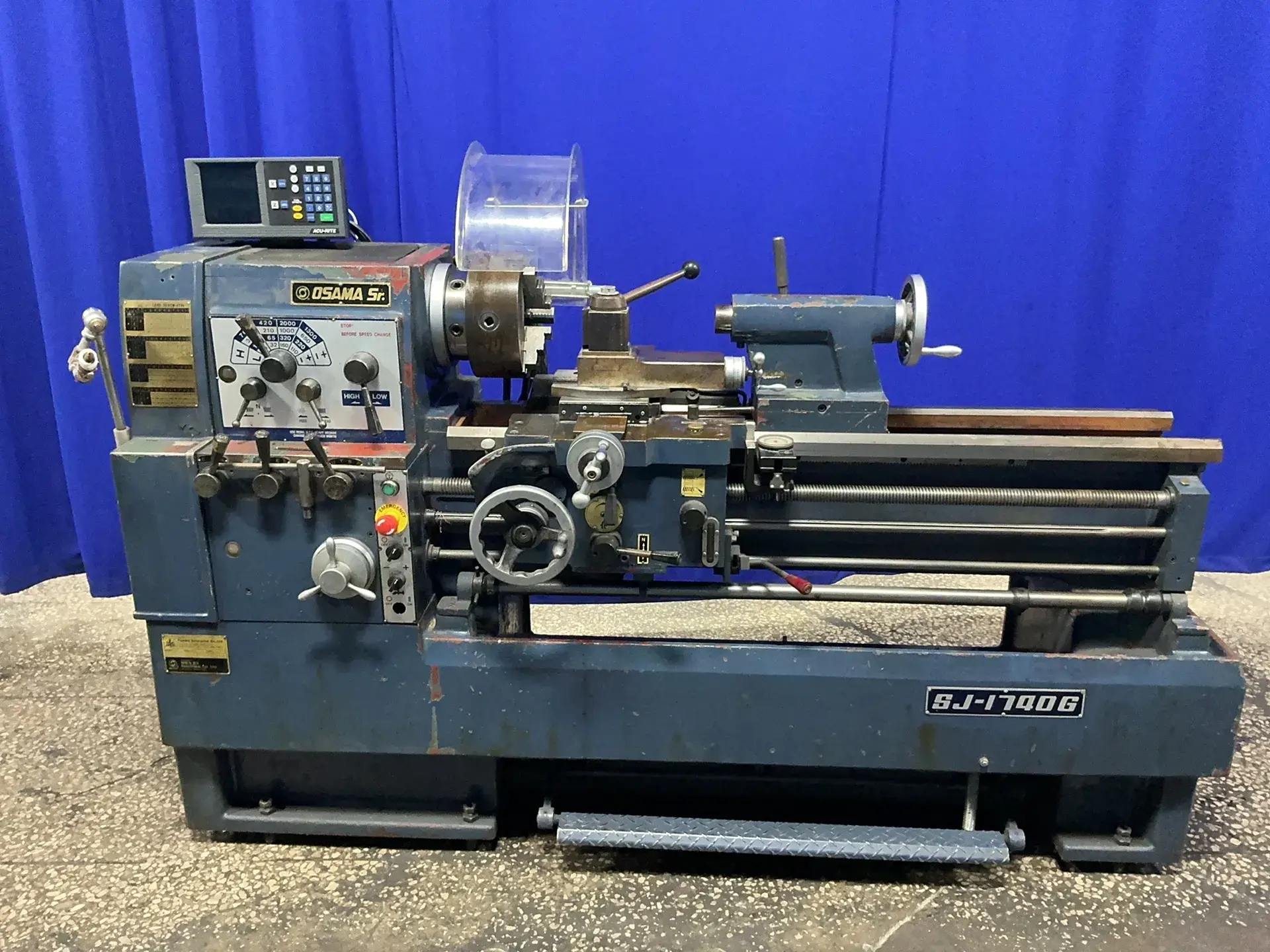 Used 1985 SHEN JEY INDUSTRIAL SJ1740G Engine Lathes Ohio US | HGR 24 #1406334