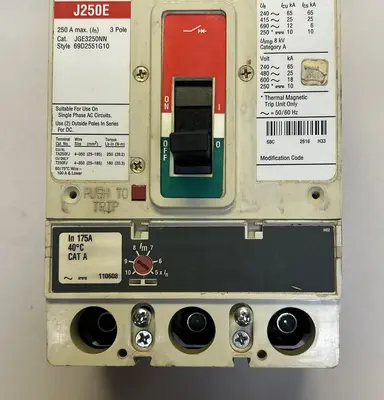Used EATON JGE3250NN Miscellaneous Equipment (Electrical & Power) Ohio US | Surplus Asset Holdings #1236721