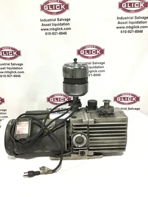 Leybold TRIVAC 92500499 Vane Vacuum Pump with Baldor VL3510 Motor