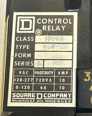 USED SQUARE D 8501G0-20