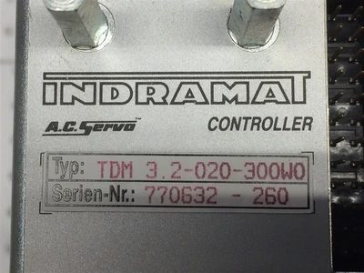 USED INDRAMAT TDM3.2-020-300WD-A.C.SERVO CONTROLLER