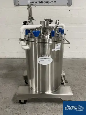 USED ITT 125 Liter Integrated Biosystems Cryovessel, 316L S/S, 50/65#