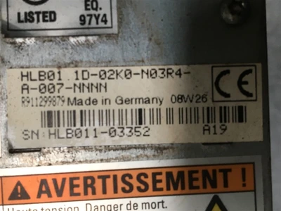 USED REXTROTH HLB01.1D-02K0-N03R4 (2)-