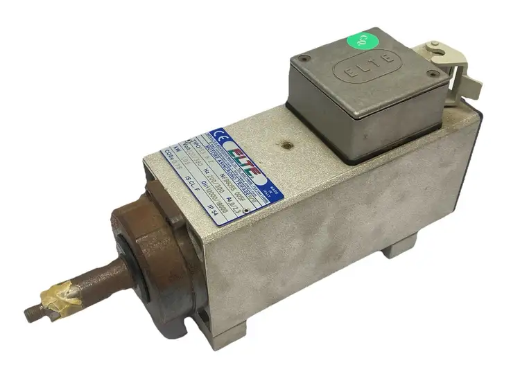 Used ELTE PRECISION ELECTRIC SPINDLE MOTOR 12000/18000 RPM 4.0/2.3A 220/380 Spindle Motors | Maverick Industrial Sales #1106180