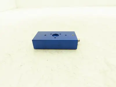 New Way S124002 Air Bearing Flat Rectangular 40mm X 80mm 60PSI M5 X .8 Air Inlet