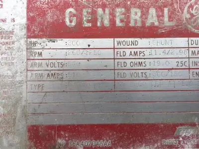GE 300 HP DC Motor