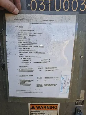 USED DIEMAKER 16" PARTS TUMBLER
