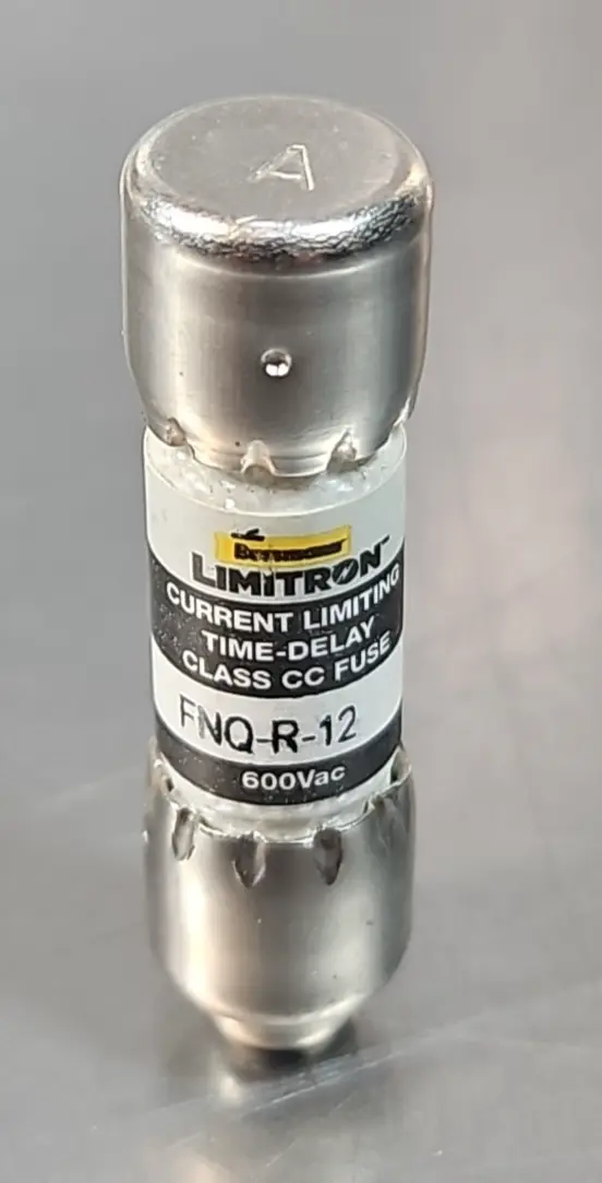 Bussmann FNQ-R-12 FNQR12 FNQ-R 12A 600Vac Time-Delay Fuse Loc4B27