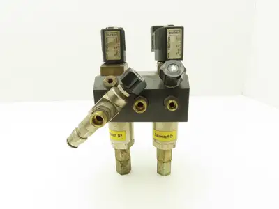 HLUDI Trumpf 10727 Nitrogen Oxygen Regulator Valve 24VDC Solenoids 00156911