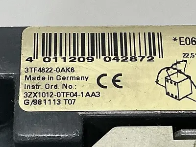 USED SIEMENS 3TF4822-OAK6