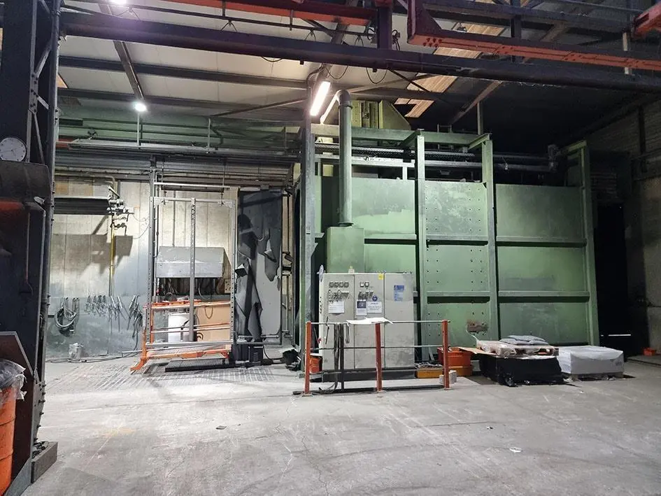 USED WHEELABRATOR KH3 1000 X 4000 MM 4 TURBINES