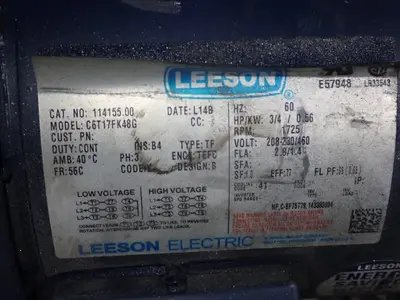 USED LEESON C6T17FK48G